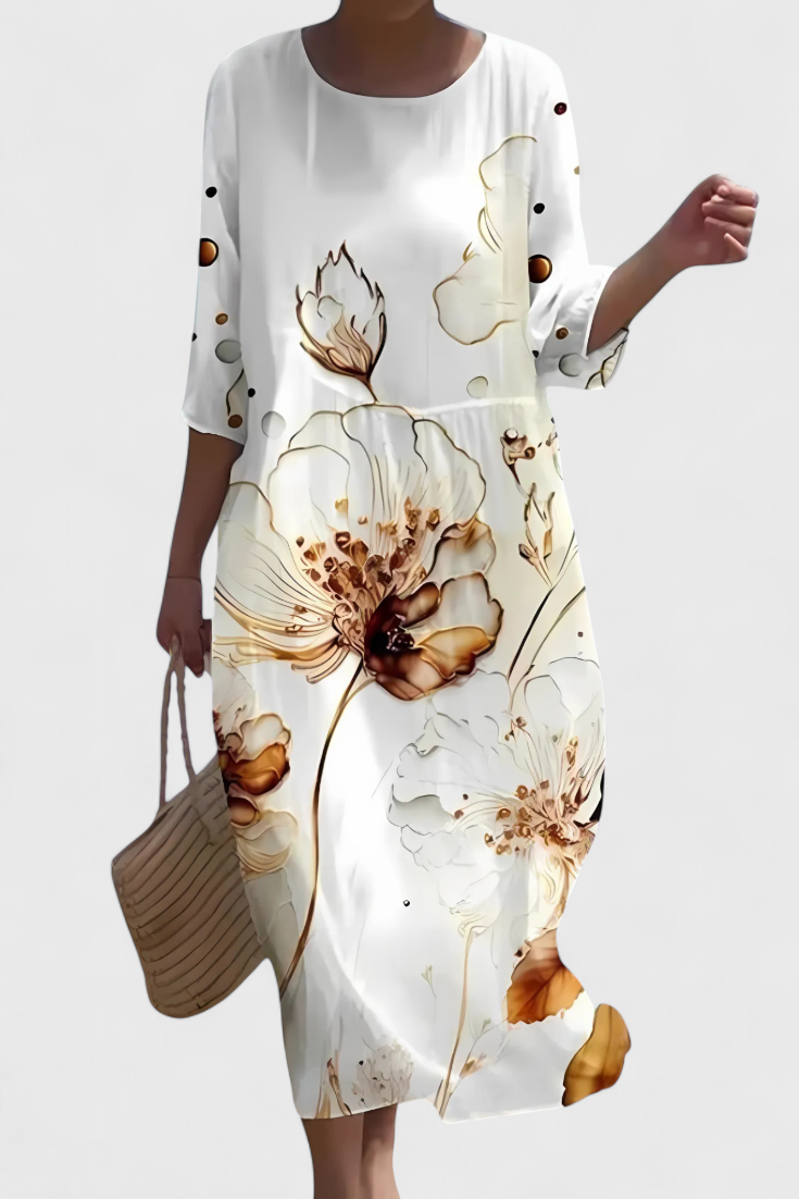 Karolina Floral Maxi Dress | Figure-Flattering, Graceful