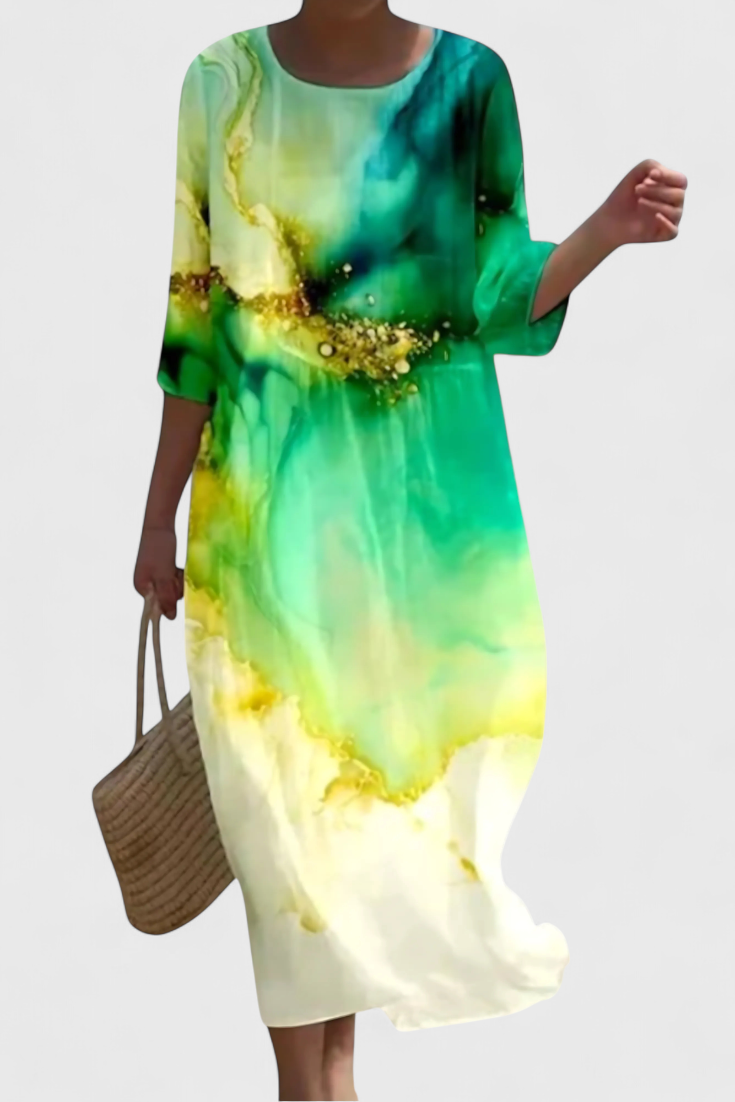 Karolina Floral Maxi Dress | Figure-Flattering, Graceful