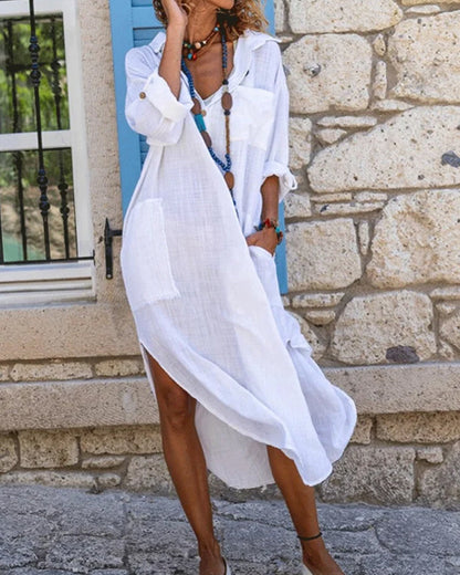Perla Summer Midi Dress | Casual, Timeless, Romantic