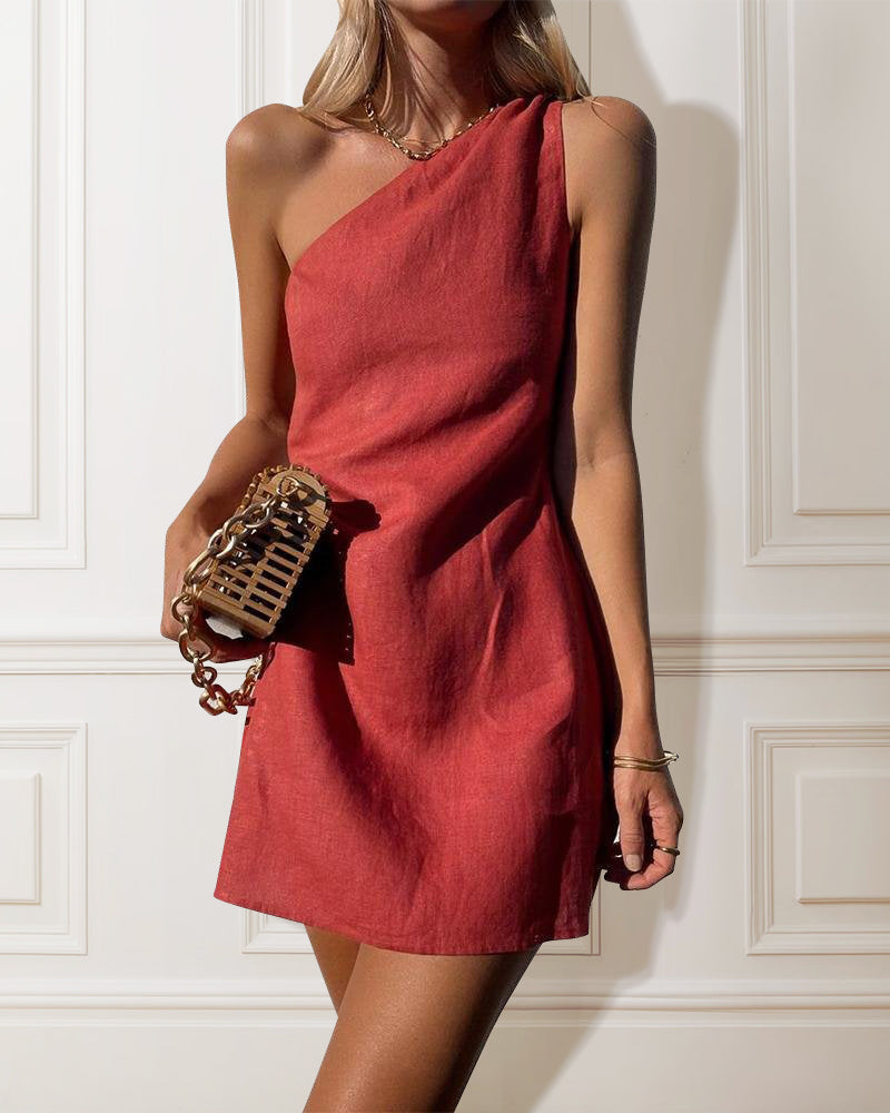 Eva Summer Mini Dress | Modern, Refined, Timeless