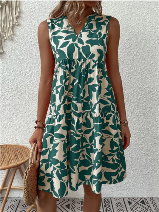 Delphine Floral Summer Midi Dress | Delicate, Modern, Elegant