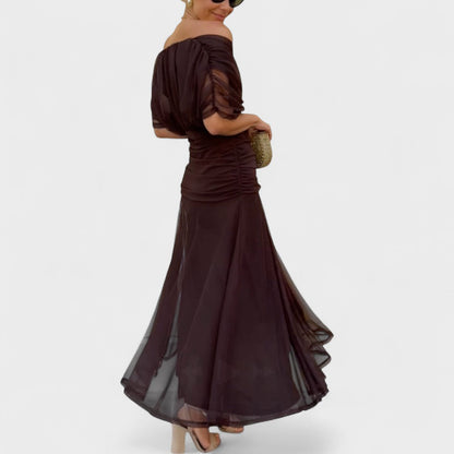 Andrea Wrap Dress | Feminine Drape, Elegant Movement