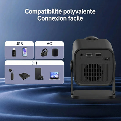 Vidéoprojecteur compatible 4K – Wi-Fi et Bluetooth