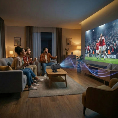 Vidéoprojecteur compatible 4K – Wi-Fi et Bluetooth