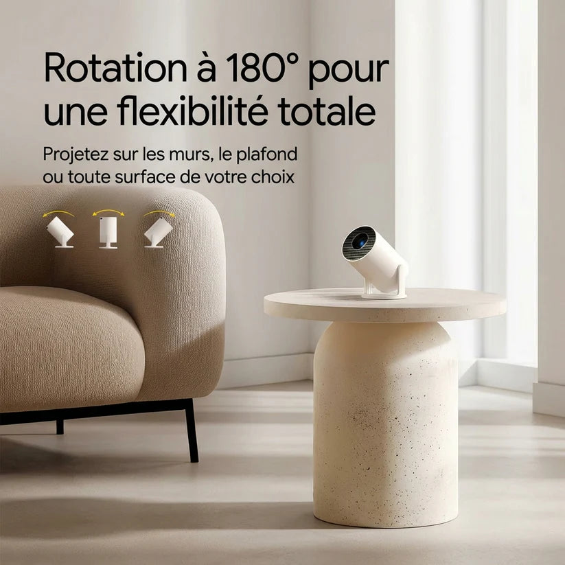 Vidéoprojecteur compatible 4K – Wi-Fi et Bluetooth