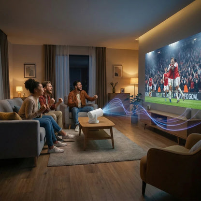Vidéoprojecteur compatible 4K – Wi-Fi et Bluetooth