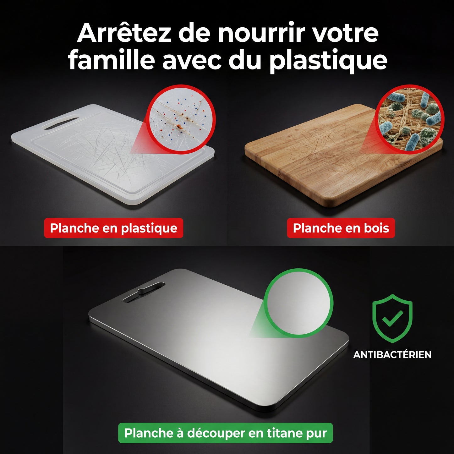 Planche à Découper en Titane