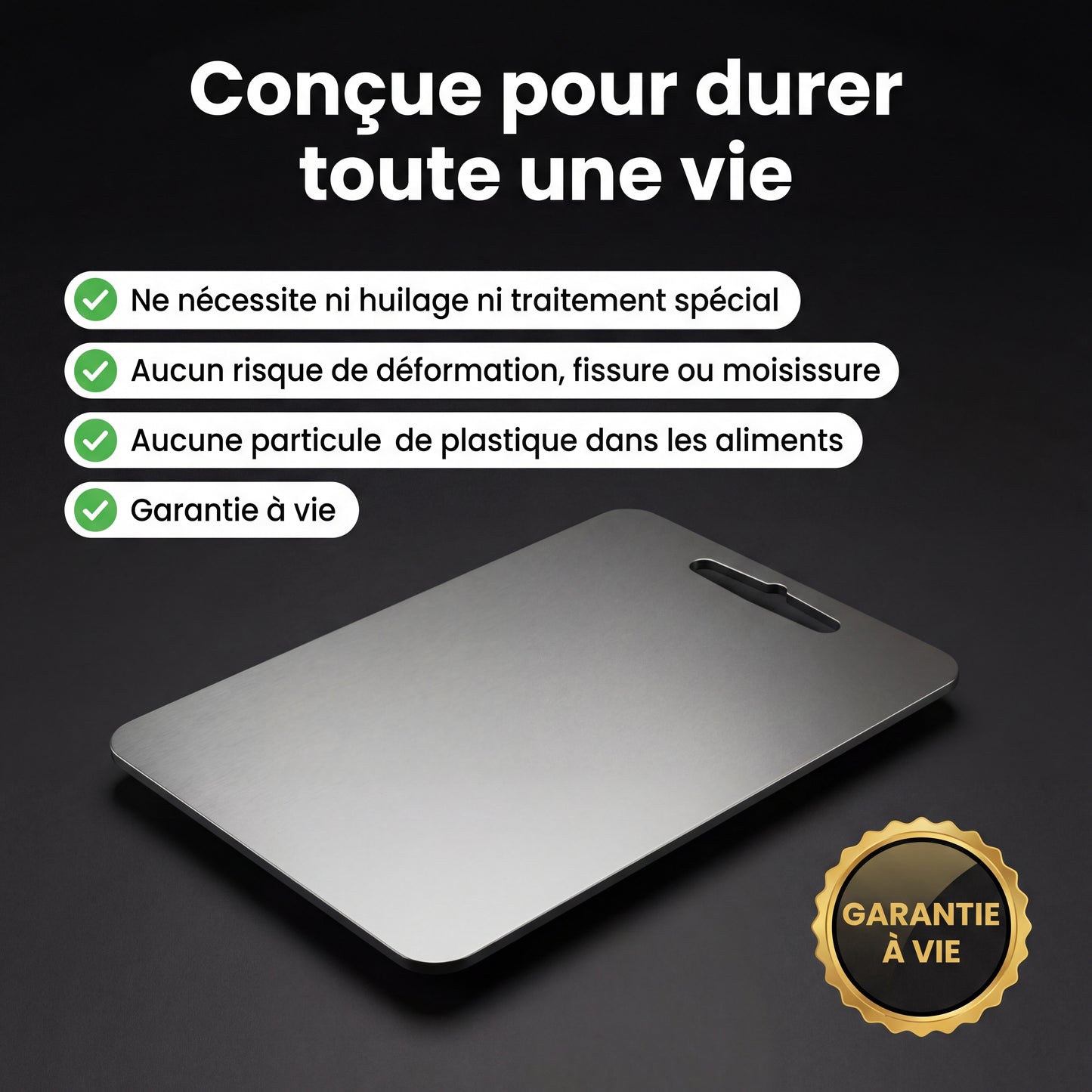 Planche à Découper en Titane