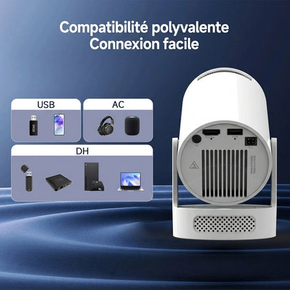 Vidéoprojecteur compatible 4K – Wi-Fi et Bluetooth