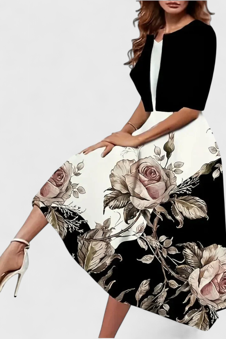 Estrella Blazer & Midi Dress Set | Summer Polish, Two-Piece