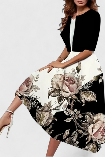 Estrella Blazer & Midi Dress Set | Summer Polish, Two-Piece