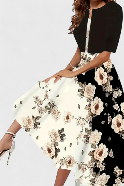 Estrella Blazer & Midi Dress Set | Summer Polish, Two-Piece