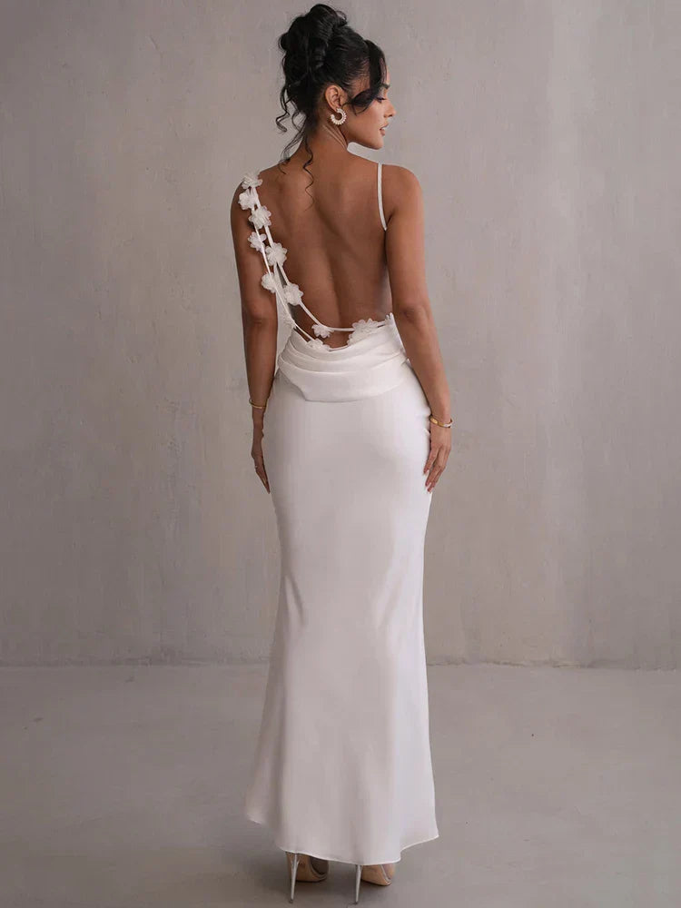 Miriam Off-Shoulder Summer Mini Dress | Elegant, Refined, Delicate