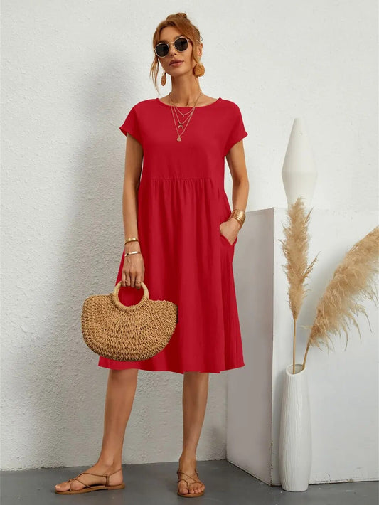 Dahlia Summer Maxi Dress | Elegant, Modern, Graceful