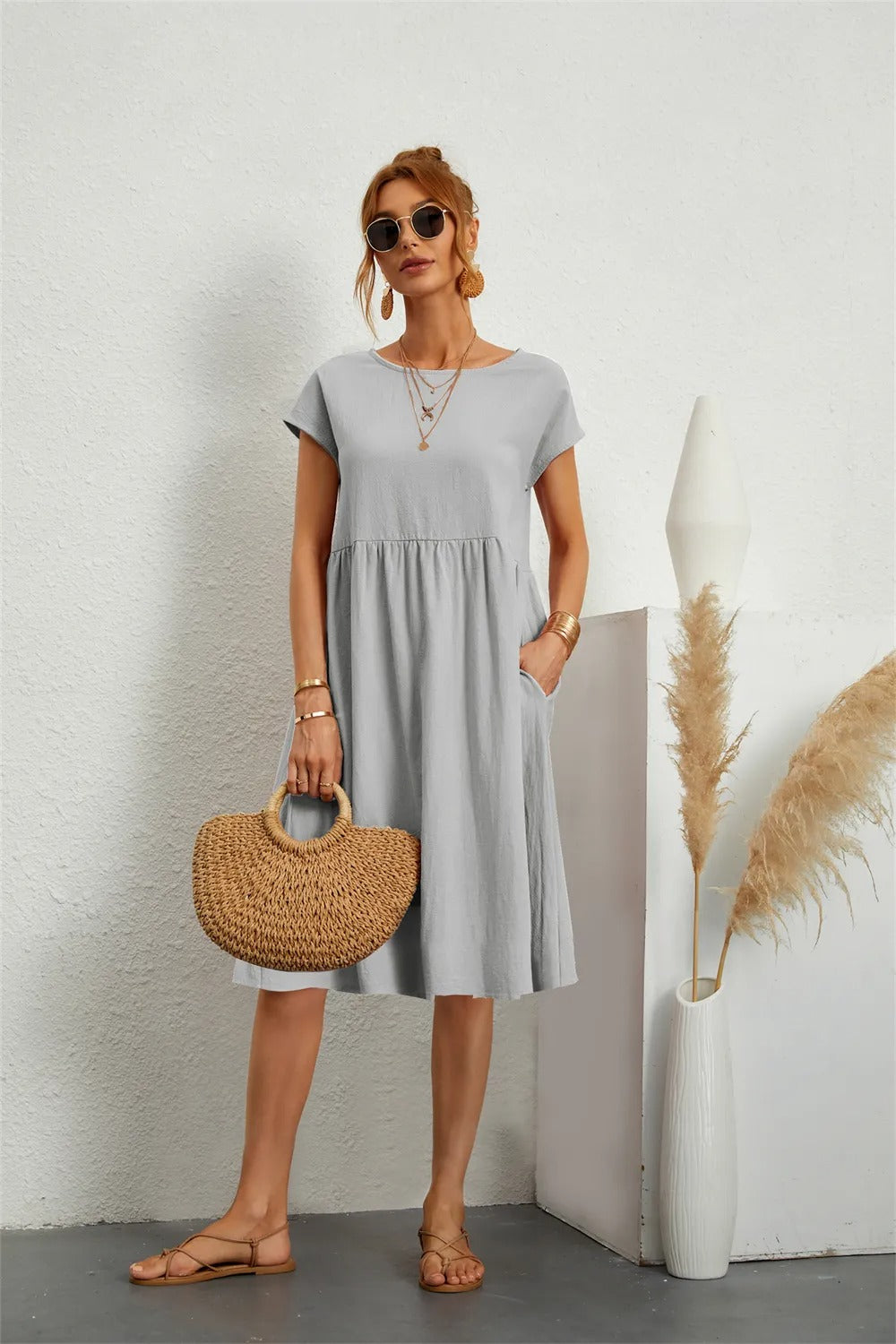 Dahlia Summer Maxi Dress | Elegant, Modern, Graceful
