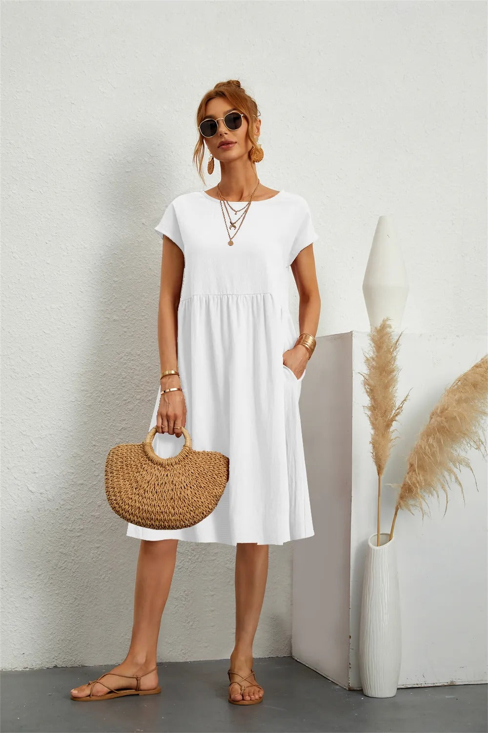 Dahlia Summer Maxi Dress | Elegant, Modern, Graceful