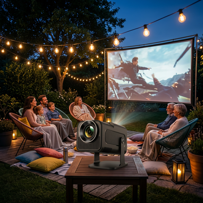 Vidéoprojecteur compatible 4K – Wi-Fi et Bluetooth