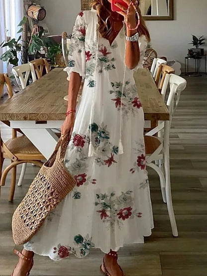 Madeleine Boho Summer Dress | Bohemian, Casual, Modern